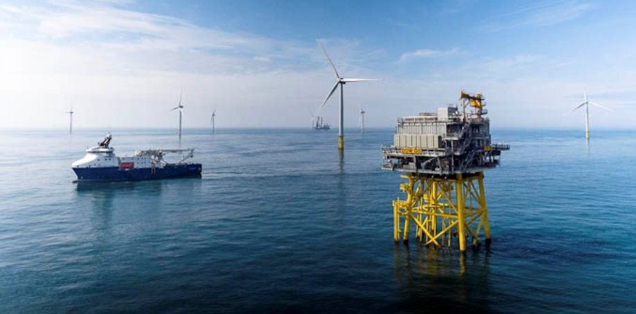 image of the Dudgeon offshore windfarm