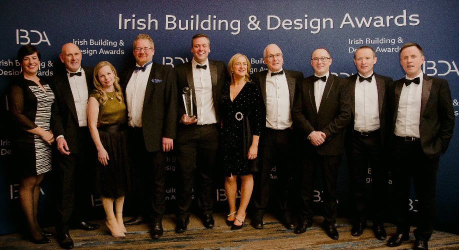 this is a image of the Atkins team at the Irish building and design awards