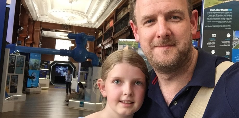 image of Martyn with his daughter