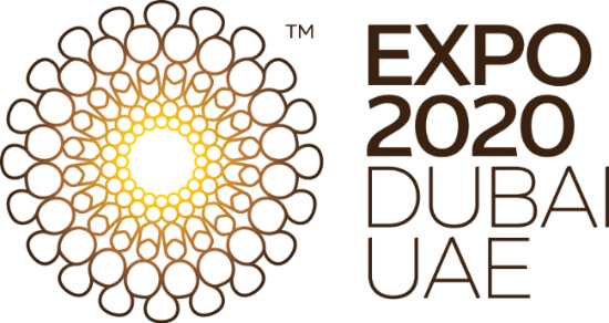 This is an image of the logo for Expo 2020 Dubai UAE