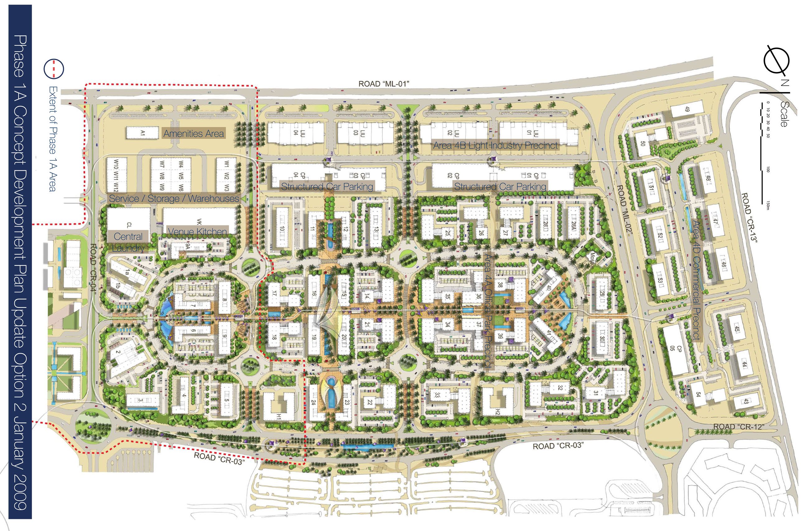 Image of the design concept for Dubai Exhibition city - 2009